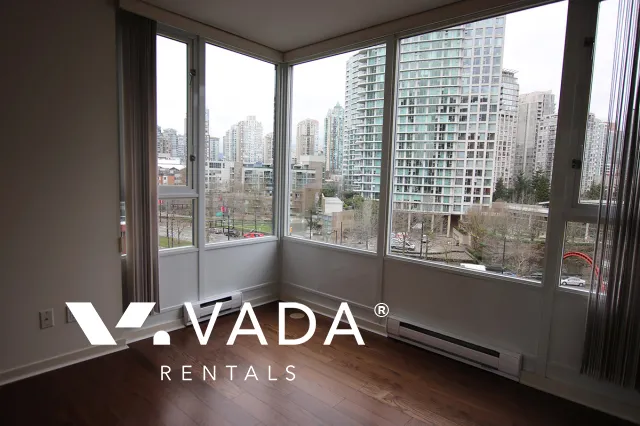 Quaywest in Yaletown - 1 Bedroom Apartment For Rent in Vancouver at 806 - 1067 Marinaside Crescent, Vancouver, BC