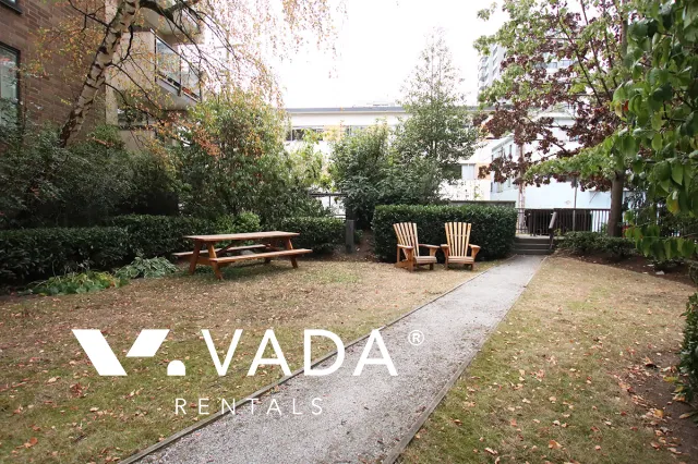 Regency Terrace in The West End - Furnished 1 Bedroom Apartment For Rent in Vancouver at 202 - 1718 Nelson Street, Vancouver, BC