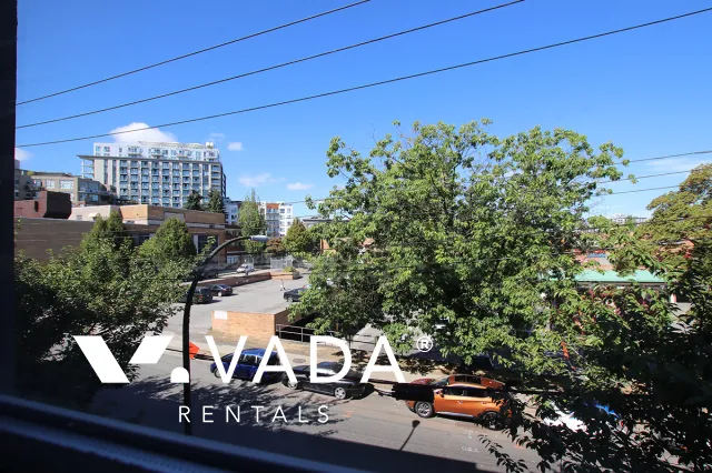 Broadway Crest in Mount Pleasant East - Furnished 1 Bedroom Apartment For Rent in Vancouver at 322 - 418 East Broadway, Vancouver, BC