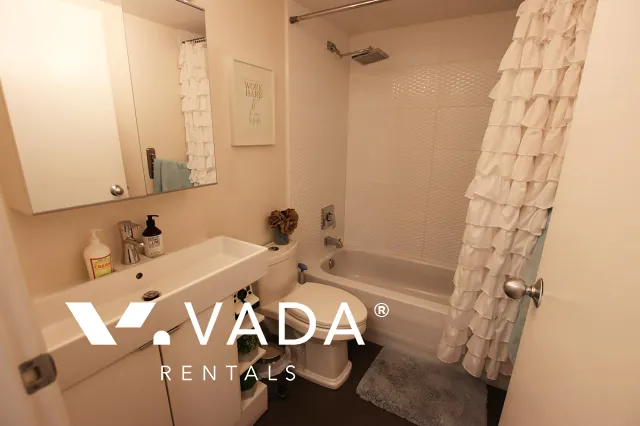 Broadway Crest in Mount Pleasant East - Furnished 1 Bedroom Apartment For Rent in Vancouver at 322 - 418 East Broadway, Vancouver, BC