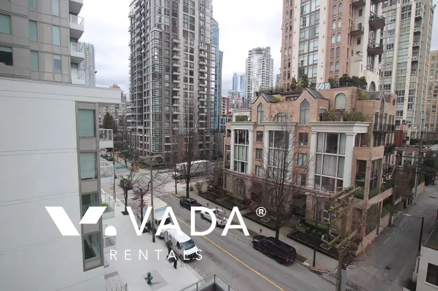 Pacific Point in Downtown - Furnished 2 Bedroom Apartment For Rent in Vancouver at 601 - 1323 Homer Street, Vancouver, BC