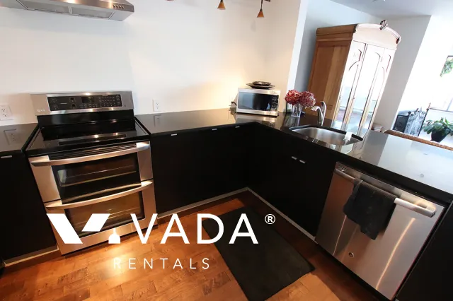 Heather Point in Olympic Village - Furnished 2 Bedroom Townhouse For Rent in Vancouver at 822 Millbank, Vancouver, BC