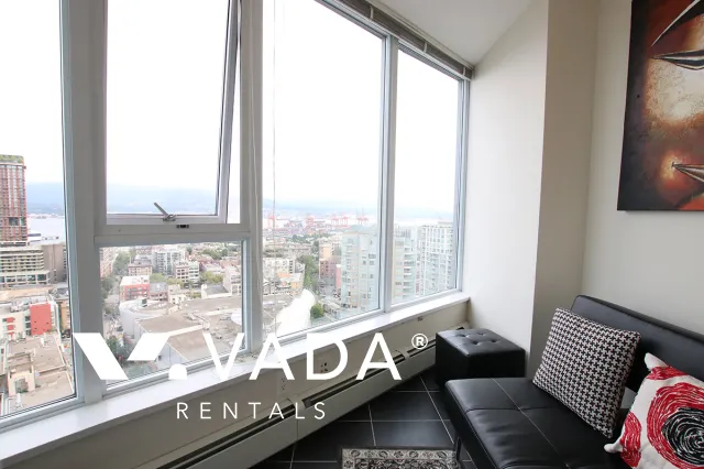 Espana in Downtown - Furnished 2 Bedroom Apartment For Rent in Vancouver at 3201 - 689 Abbott Street, Vancouver, BC