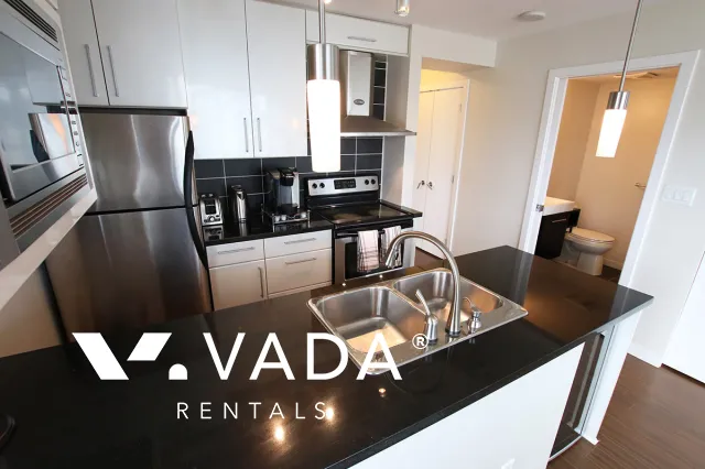 Espana in Downtown - Furnished 2 Bedroom Apartment For Rent in Vancouver at 3201 - 689 Abbott Street, Vancouver, BC
