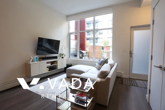 Canvas in Southeast False Creek - 1 Bedroom Apartment For Rent in Vancouver at 106 - 417 Great Northern Way, Vancouver, BC