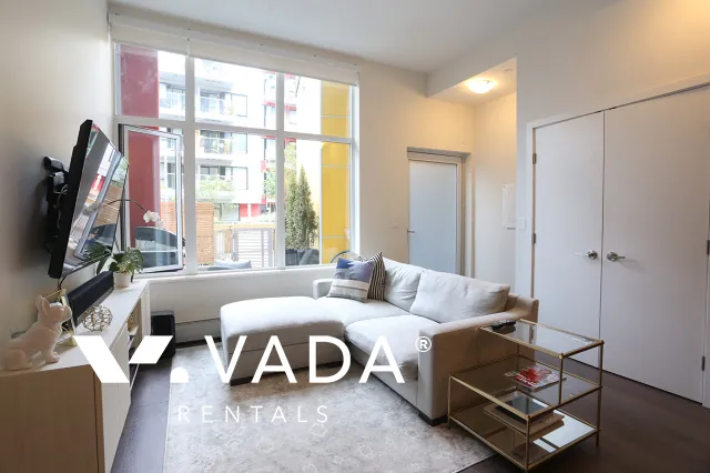 Canvas in Southeast False Creek - 1 Bedroom Apartment For Rent in Vancouver at 106 - 417 Great Northern Way, Vancouver, BC