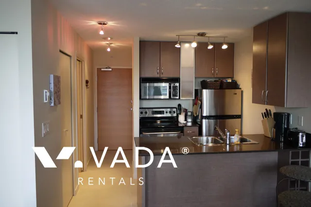 Yaletown Park in Yaletown - Furnished 0 Bedroom Apartment For Rent in Vancouver at 1208 - 909 Mainland Street, Vancouver, BC
