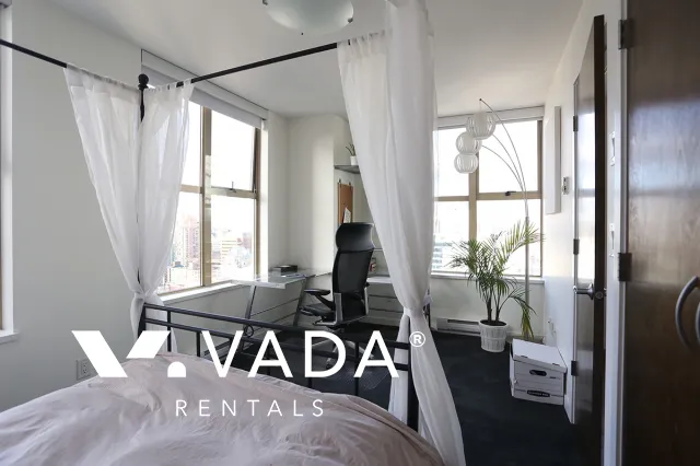 Mondrian in Downtown - Furnished 2 Bedroom Apartment For Rent in Vancouver at 2902 - 969 Richards Street, Vancouver, BC