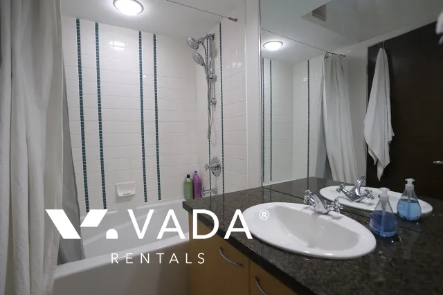 Mondrian in Downtown - Furnished 2 Bedroom Apartment For Rent in Vancouver at 2902 - 969 Richards Street, Vancouver, BC