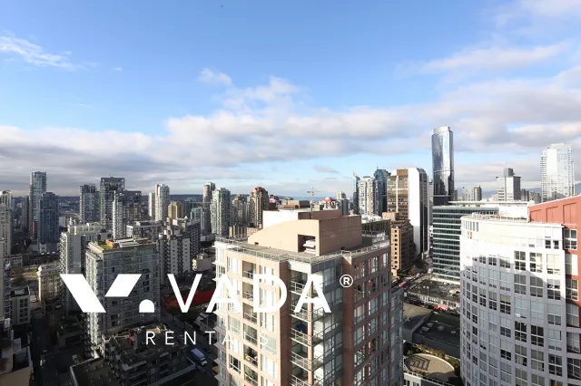 Mondrian in Downtown - Furnished 2 Bedroom Apartment For Rent in Vancouver at 2902 - 969 Richards Street, Vancouver, BC