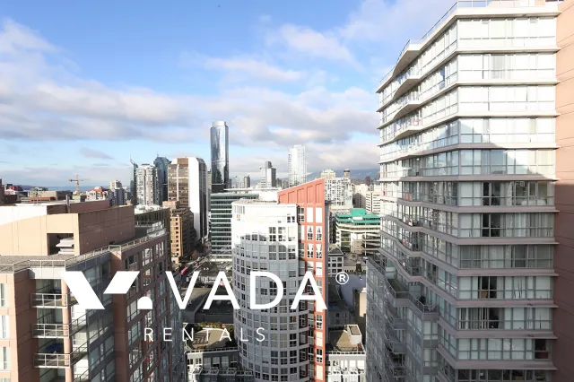 Mondrian in Downtown - Furnished 2 Bedroom Apartment For Rent in Vancouver at 2902 - 969 Richards Street, Vancouver, BC