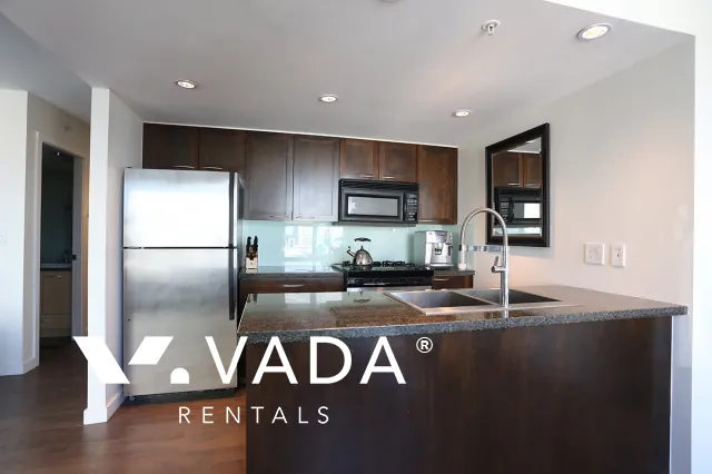 Mondrian in Downtown - Furnished 2 Bedroom Apartment For Rent in Vancouver at 2902 - 969 Richards Street, Vancouver, BC