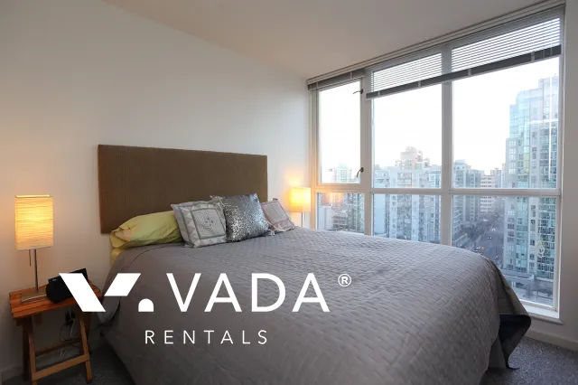 Brava in Downtown - Furnished 1 Bedroom Apartment For Rent in Vancouver at 1801 - 1199 Seymour Street, Vancouver, BC