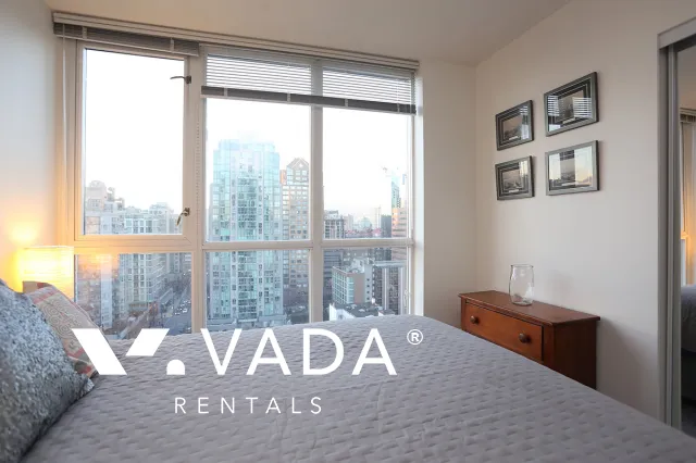 Brava in Downtown - Furnished 1 Bedroom Apartment For Rent in Vancouver at 1801 - 1199 Seymour Street, Vancouver, BC