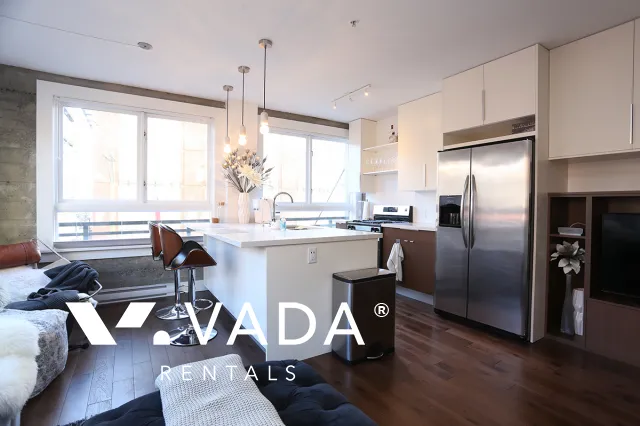 Murchies Building in Yaletown - Furnished 1 Bedroom Apartment For Rent in Vancouver at 209 - 1216 Homer Street, Vancouver, BC