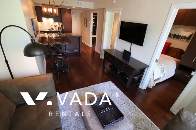Donovan in Yaletown - Furnished 1 Bedroom Apartment For Rent in Vancouver at 503 - 1055 Richards Street, Vancouver, BC