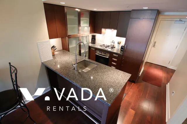 Donovan in Yaletown - Furnished 1 Bedroom Apartment For Rent in Vancouver at 503 - 1055 Richards Street, Vancouver, BC