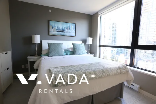 Yaletown Park in Yaletown - Furnished 1 Bedroom Apartment For Rent in Vancouver at 1303 - 977 Mainland Street, Vancouver, BC