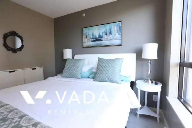 Yaletown Park in Yaletown - Furnished 1 Bedroom Apartment For Rent in Vancouver at 1303 - 977 Mainland Street, Vancouver, BC