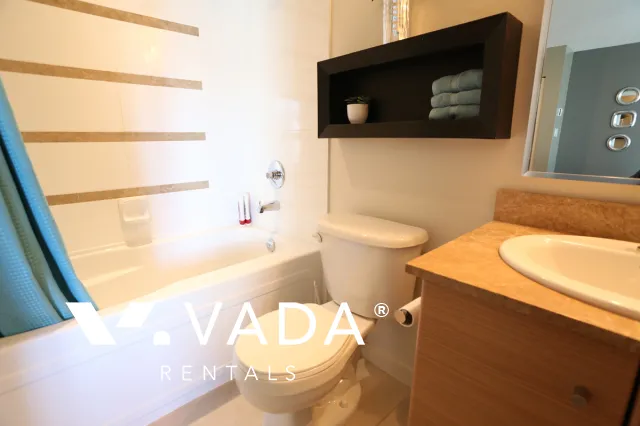 Yaletown Park in Yaletown - Furnished 1 Bedroom Apartment For Rent in Vancouver at 1303 - 977 Mainland Street, Vancouver, BC