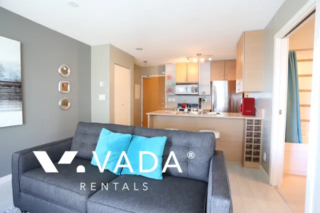 Yaletown Park in Yaletown - Furnished 1 Bedroom Apartment For Rent in Vancouver at 1303 - 977 Mainland Street, Vancouver, BC