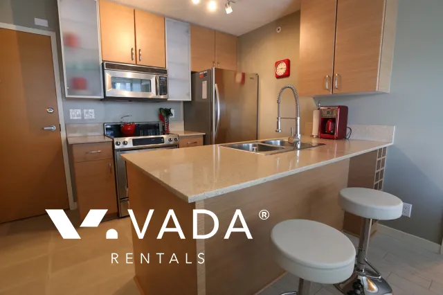 Yaletown Park in Yaletown - Furnished 1 Bedroom Apartment For Rent in Vancouver at 1303 - 977 Mainland Street, Vancouver, BC