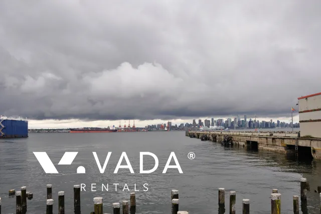 Atrium at the Pier in Lower Lonsdale - 2 Bedroom Apartment For Rent in North Vancouver at 508 - 162 Victory Ship Way, North Vancouver, BC