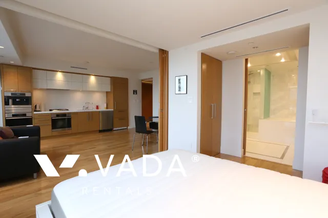 Private Residences at Hotel Georgia in Downtown - Furnished 1 Bedroom Apartment For Rent in Vancouver at 3503 - 667 Howe Street, Vancouver, BC