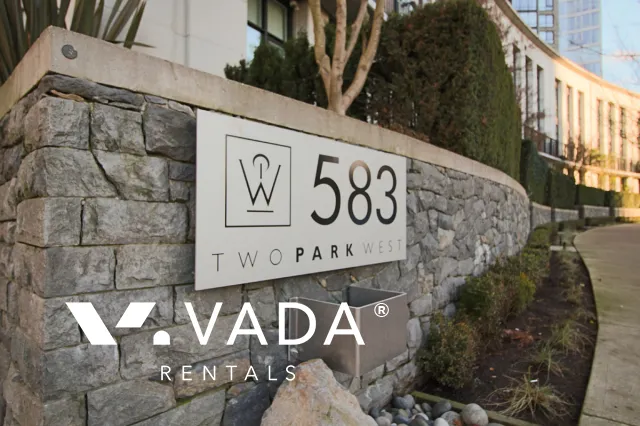 Park West 2 in Yaletown - Furnished 1 Bedroom Apartment For Rent in Vancouver at 1101 - 583 Beach Crescent, Vancouver, BC