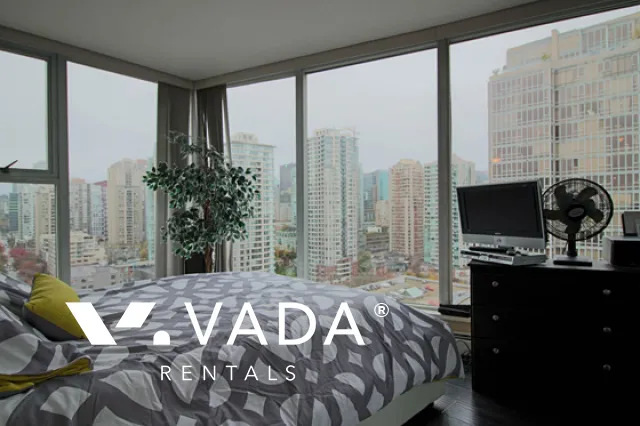 Waterworks in Yaletown - Furnished 1 Bedroom Apartment For Rent in Vancouver at 2501 - 1008 Cambie Street, Vancouver, BC