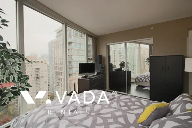 Waterworks in Yaletown - Furnished 1 Bedroom Apartment For Rent in Vancouver at 2501 - 1008 Cambie Street, Vancouver, BC