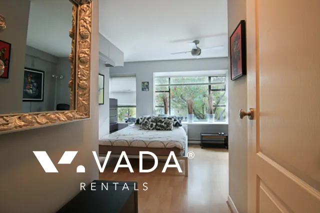 Kits Palisades in Kitsilano - Furnished 2 Bedroom Townhouse For Rent in Vancouver at 103 - 2119 Yew Street, Vancouver, BC