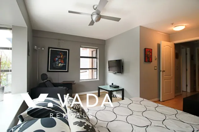 Kits Palisades in Kitsilano - Furnished 2 Bedroom Townhouse For Rent in Vancouver at 103 - 2119 Yew Street, Vancouver, BC