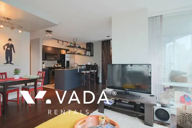 Azura in Yaletown - Furnished 1 Bedroom Apartment For Rent in Vancouver at 1506 - 1438 Richards Street, Vancouver, BC