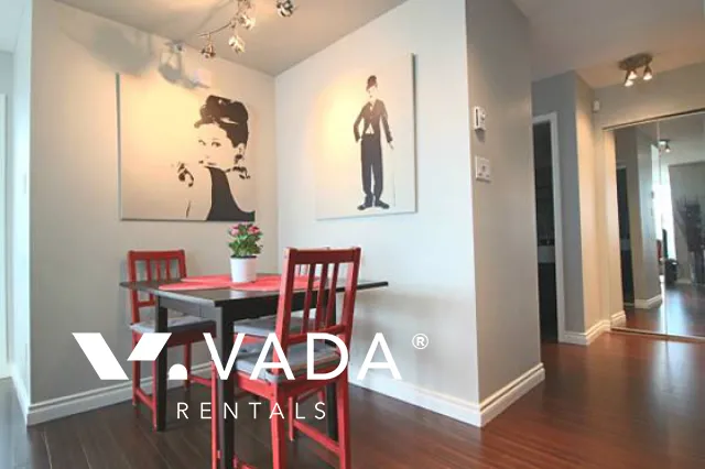 Azura in Yaletown - Furnished 1 Bedroom Apartment For Rent in Vancouver at 1506 - 1438 Richards Street, Vancouver, BC
