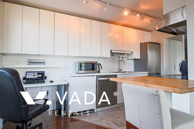 Sahlano Place in Kitsilano - Furnished 1 Bedroom Apartment For Rent in Vancouver at 204 - 1933 West 5th Avenue, Vancouver, BC