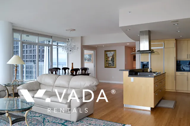 Carina in Coal Harbour - Furnished 2 Bedroom Apartment For Rent in Vancouver at 2202 - 1233 West Cordova Street, Vancouver, BC