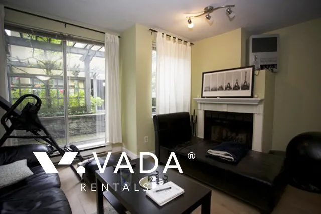 Dover Pointe in Fairview - 1 Bedroom Townhouse For Rent in Vancouver at 9 - 795 West 8th Avenue, Vancouver, BC