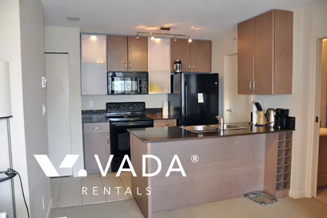 Yaletown Park in Yaletown - Furnished 1 Bedroom Apartment For Rent in Vancouver at 1801 - 977 Mainland Street, Vancouver, BC