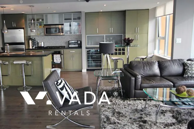 Coopers Lookout in Yaletown - Furnished 2 Bedroom Apartment For Rent in Vancouver at 2203 - 33 Smithe Street, Vancouver, BC