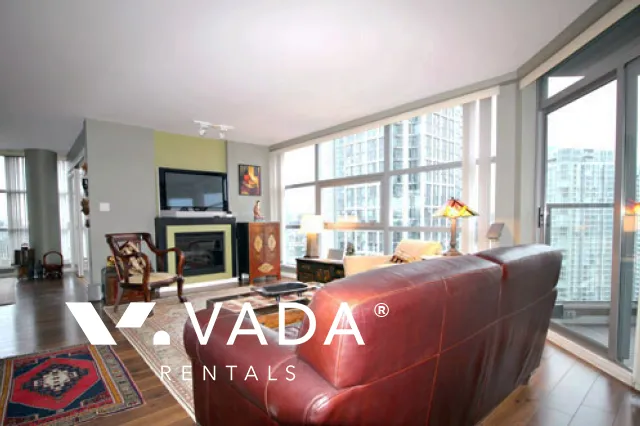 Nova in Yaletown - Furnished 3 Bedroom Apartment For Rent in Vancouver at 2203 - 989 Beatty Street, Vancouver, BC