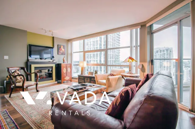Nova in Yaletown - Furnished 3 Bedroom Apartment For Rent in Vancouver at 2203 - 989 Beatty Street, Vancouver, BC