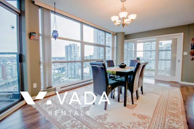 Nova in Yaletown - Furnished 3 Bedroom Apartment For Rent in Vancouver at 2203 - 989 Beatty Street, Vancouver, BC
