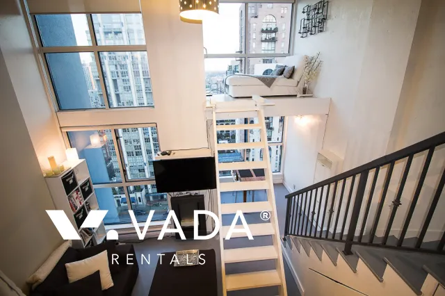 Space in Yaletown - Furnished 1 Bedroom Loft For Rent in Vancouver at 1109 - 1238 Seymour Street, Vancouver, BC