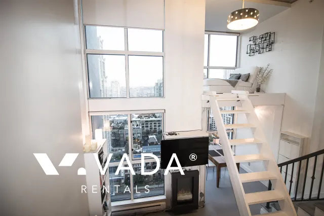 Space in Yaletown - Furnished 1 Bedroom Loft For Rent in Vancouver at 1109 - 1238 Seymour Street, Vancouver, BC