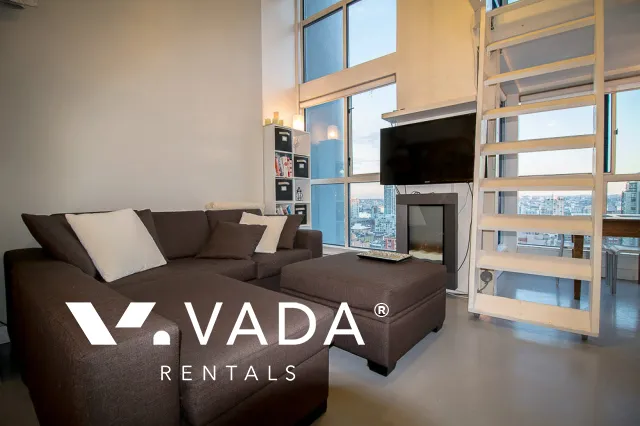 Space in Yaletown - Furnished 1 Bedroom Loft For Rent in Vancouver at 1109 - 1238 Seymour Street, Vancouver, BC