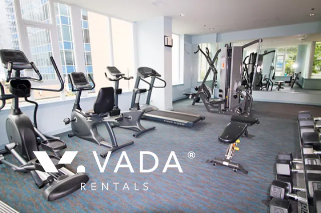 Sapphire in Coal Harbour - Furnished 1 Bedroom Apartment For Rent in Vancouver at 2202 - 1188 West Pender Street, Vancouver, BC