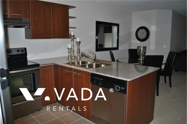 The Varley in Brentwood - Furnished 1 Bedroom Apartment For Rent in Burnaby at 208 - 4728 Brentwood Drive, Burnaby, BC