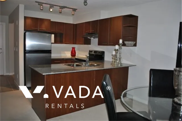 The Varley in Brentwood - Furnished 1 Bedroom Apartment For Rent in Burnaby at 208 - 4728 Brentwood Drive, Burnaby, BC