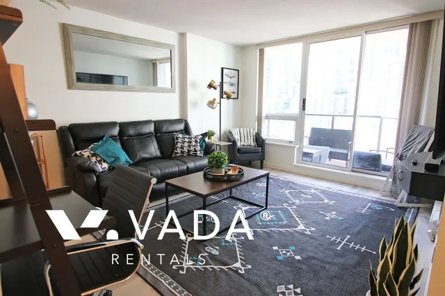 1212 Howe in Downtown - Furnished 1 Bedroom Apartment For Rent in Vancouver at 506 - 1212 Howe Street, Vancouver, BC, V6Z 2M9